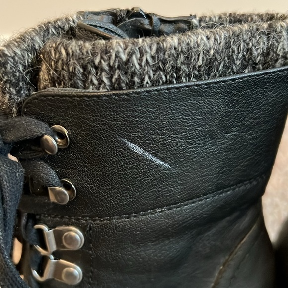 GH Bass & Co. Heeled Lace Up Boots [[BLACK]] - Picture 4 of 6